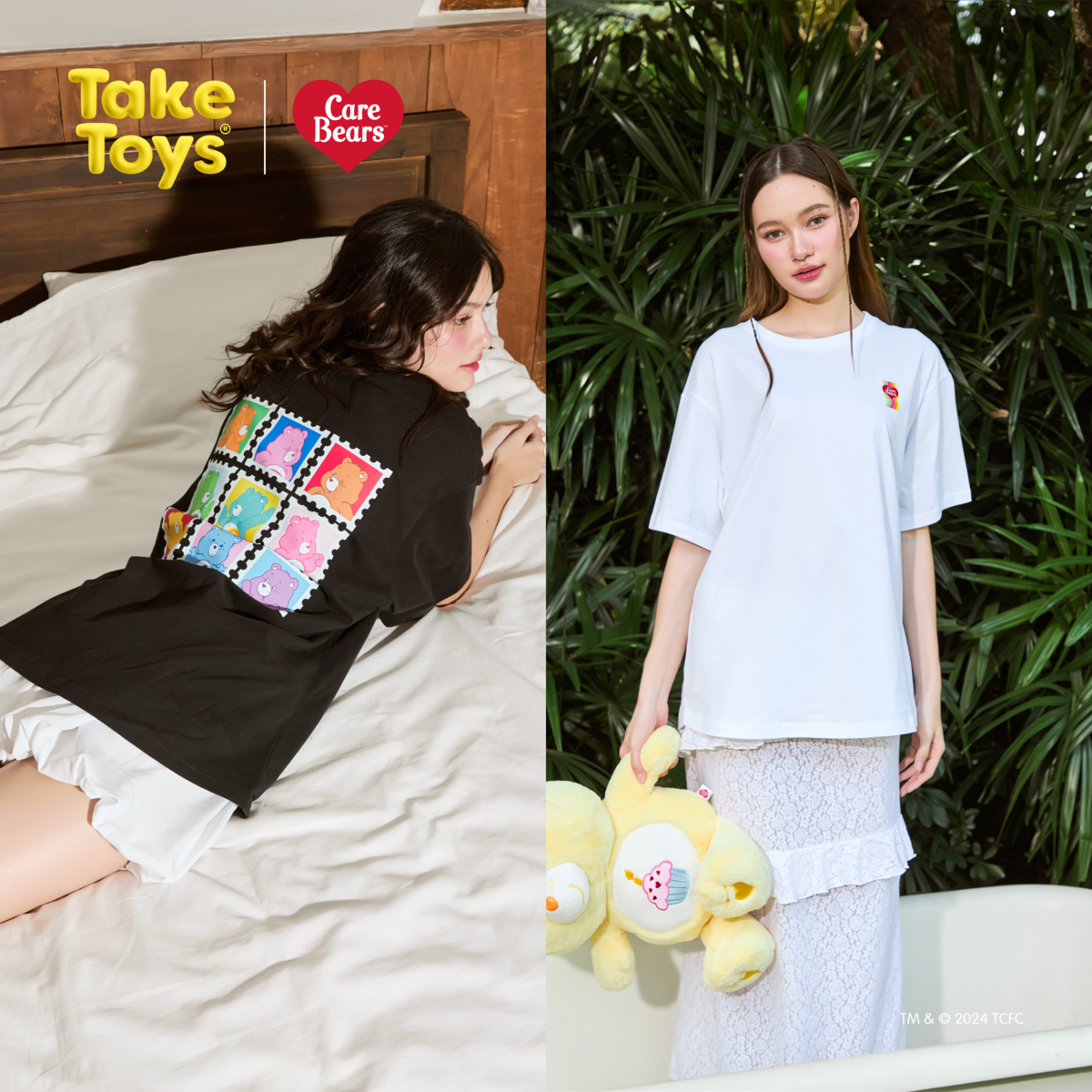 Care Bears Classic Collection T-shirt (Freesize อก 44)