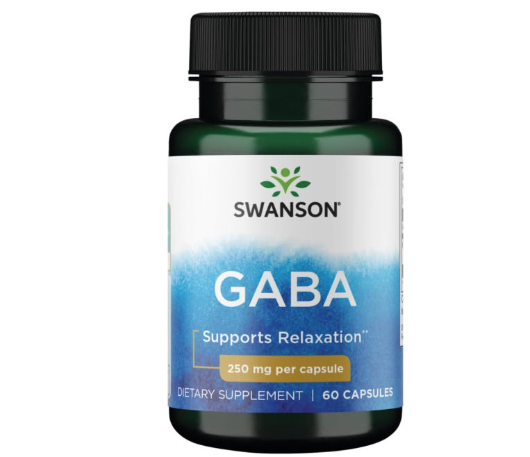 Swanson GABA 250mg 60 Capsules กาบา