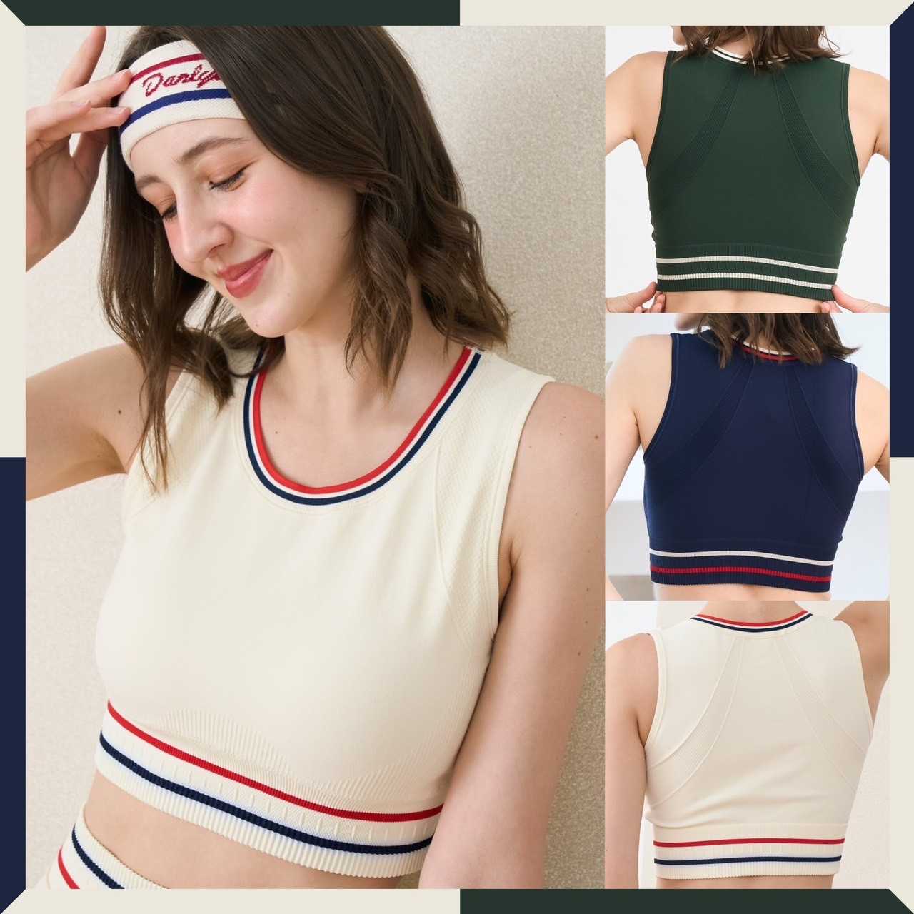 Darlyn - Riley Bra บราออกกำลังกาย มีฟองน้ำในตัว ระบายเหงื่อดี เก็บทรงดี