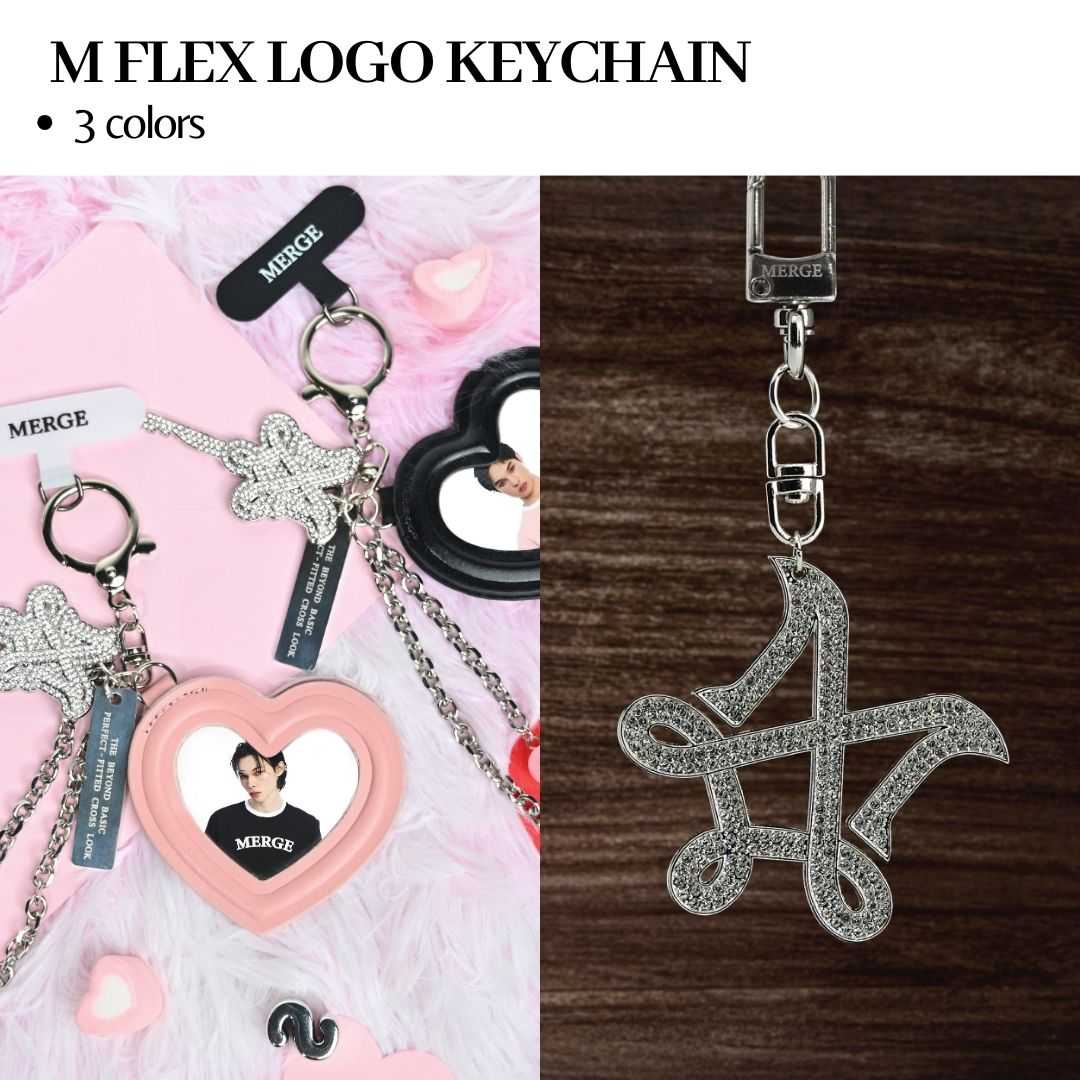 Merge Official - M Flex Logo Keychain (พร้อมส่ง)(เปิดขาย 9 Feb 12.00)