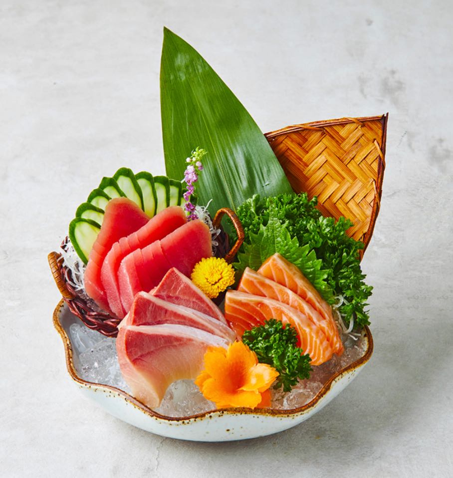 Akami/Salmon/Hamachi Sashimi