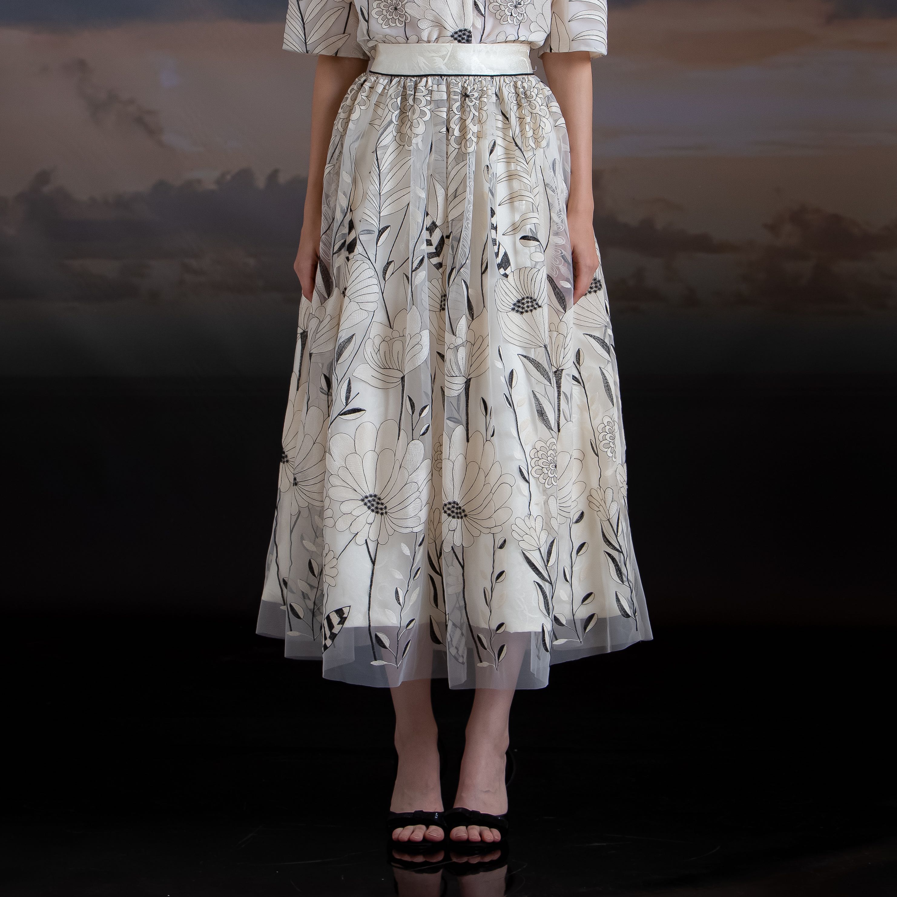 Gathering Fuller Skirt