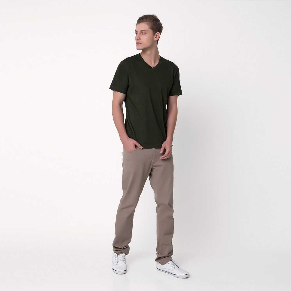 Jersey V-Neck - Black Forest