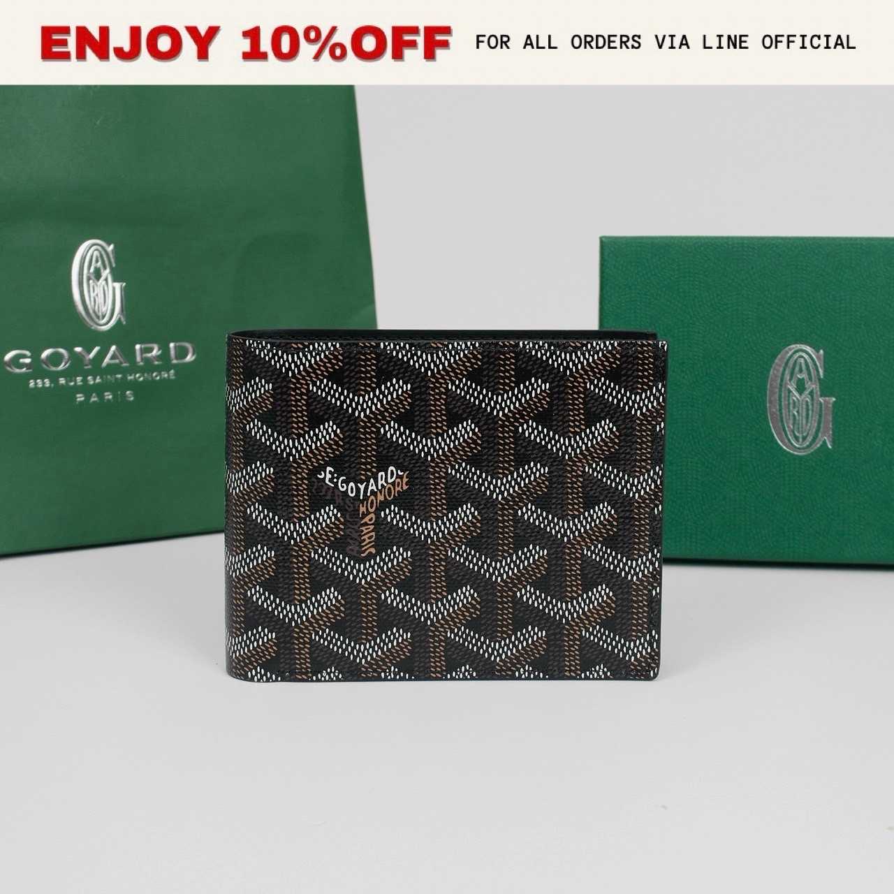 NEW! GOYARD Victoire Wallet สี Black | Bag