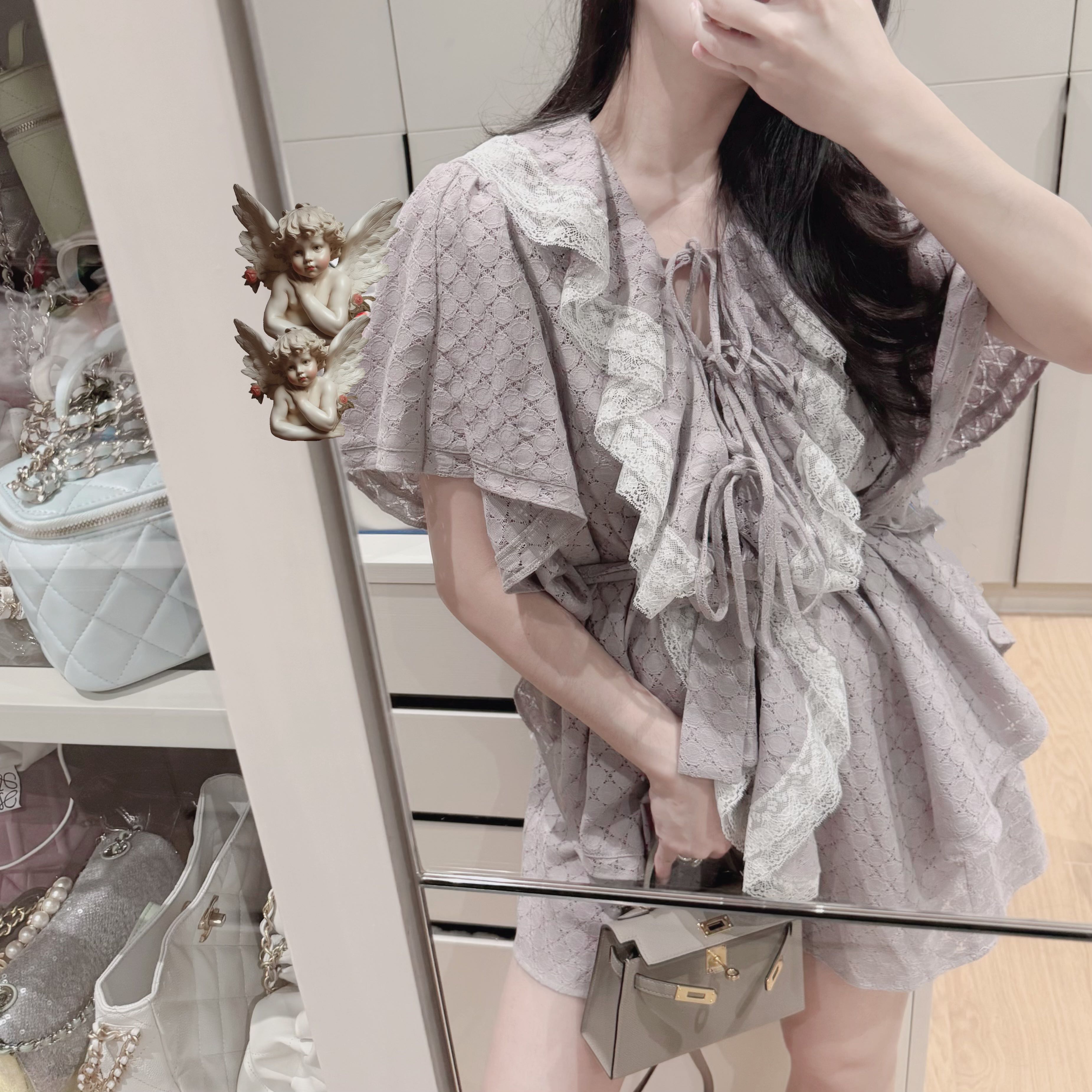 Silver belle dress set 