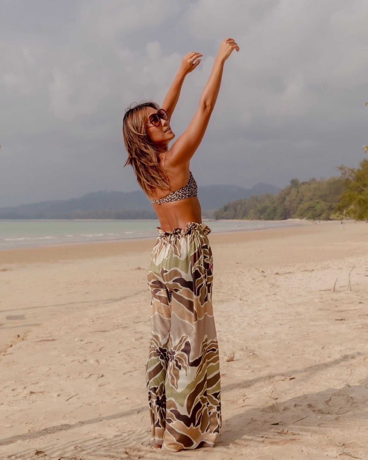Coco-Brown Drawstring Pants
