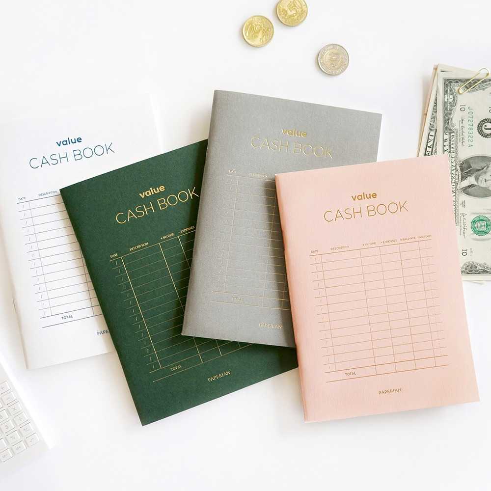 Value Cash Book สมุดบันทึกรายรับรายจ่าย