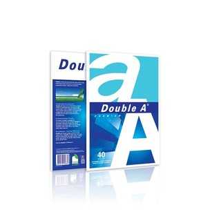 Double A กระดาษถ่ายเอกสาร A4 หนา 80 แกรม แพ็ค 40 แผ่น