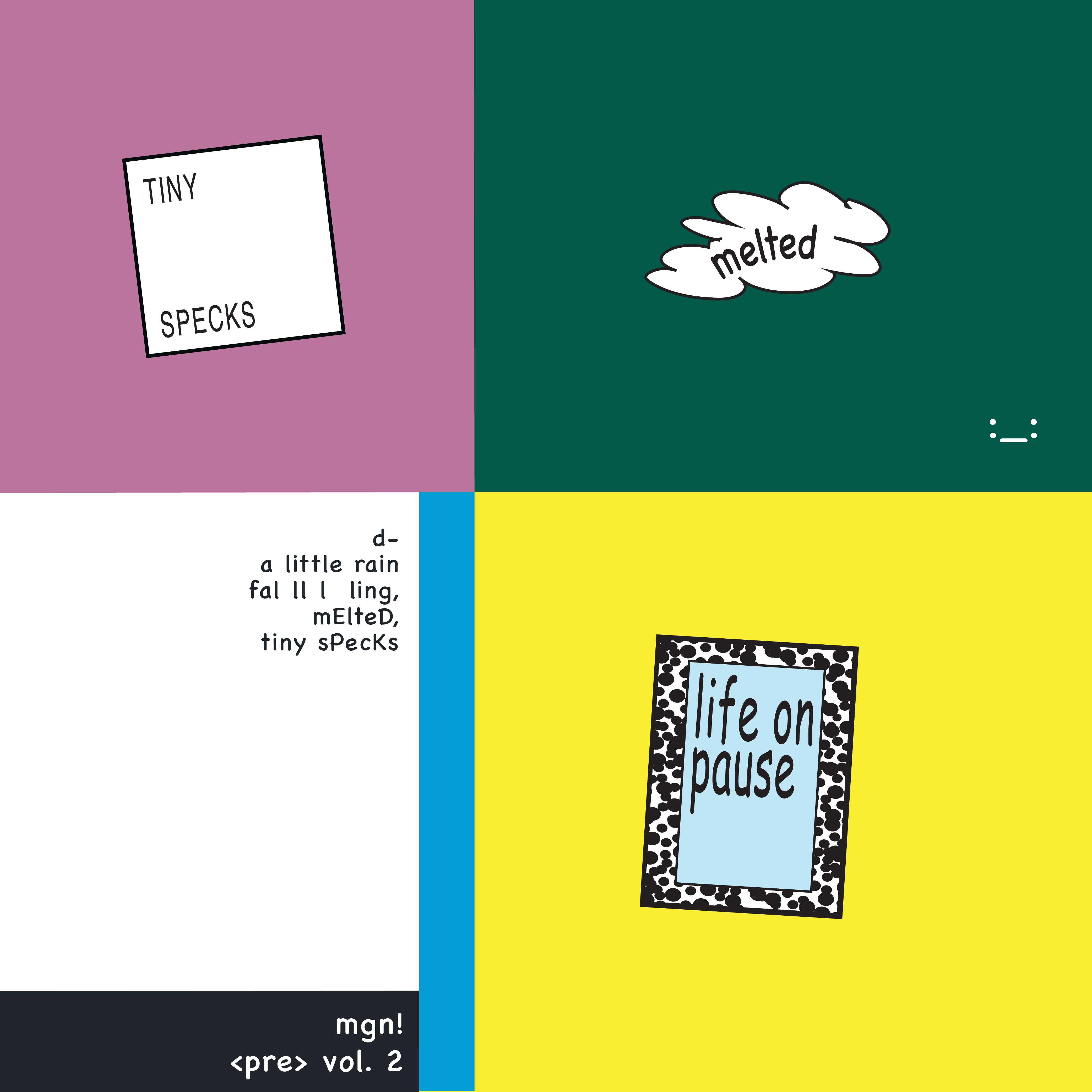 STICKER: tiny specks