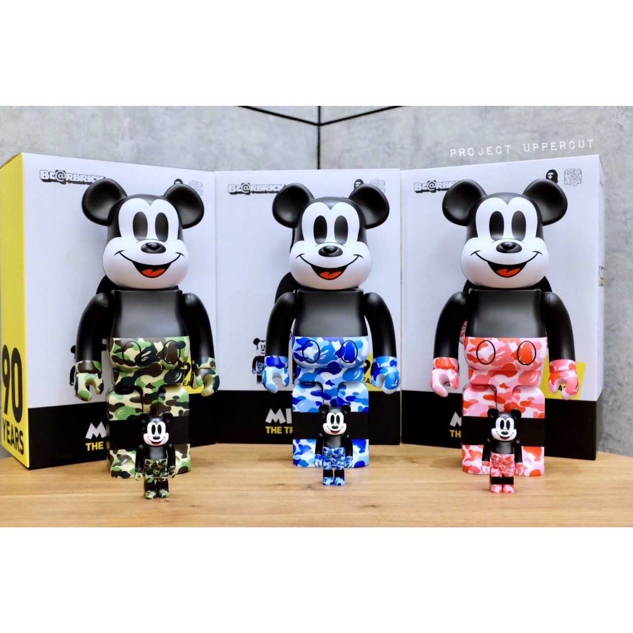 BE@RBRICK 400%+100% A BATHING APE® x MICKEY MOUSE [Displayed / Like New]