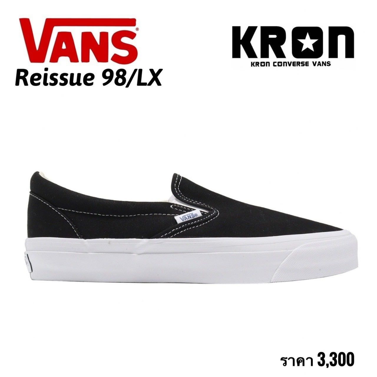 VANS Slip-On Reissue 98 LX BLACK/WHITE