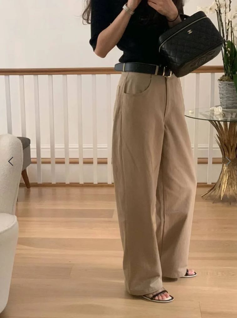 OUNCE natural wide cotton pants(Made in Korea🇰🇷) Pre-order 12-14 day