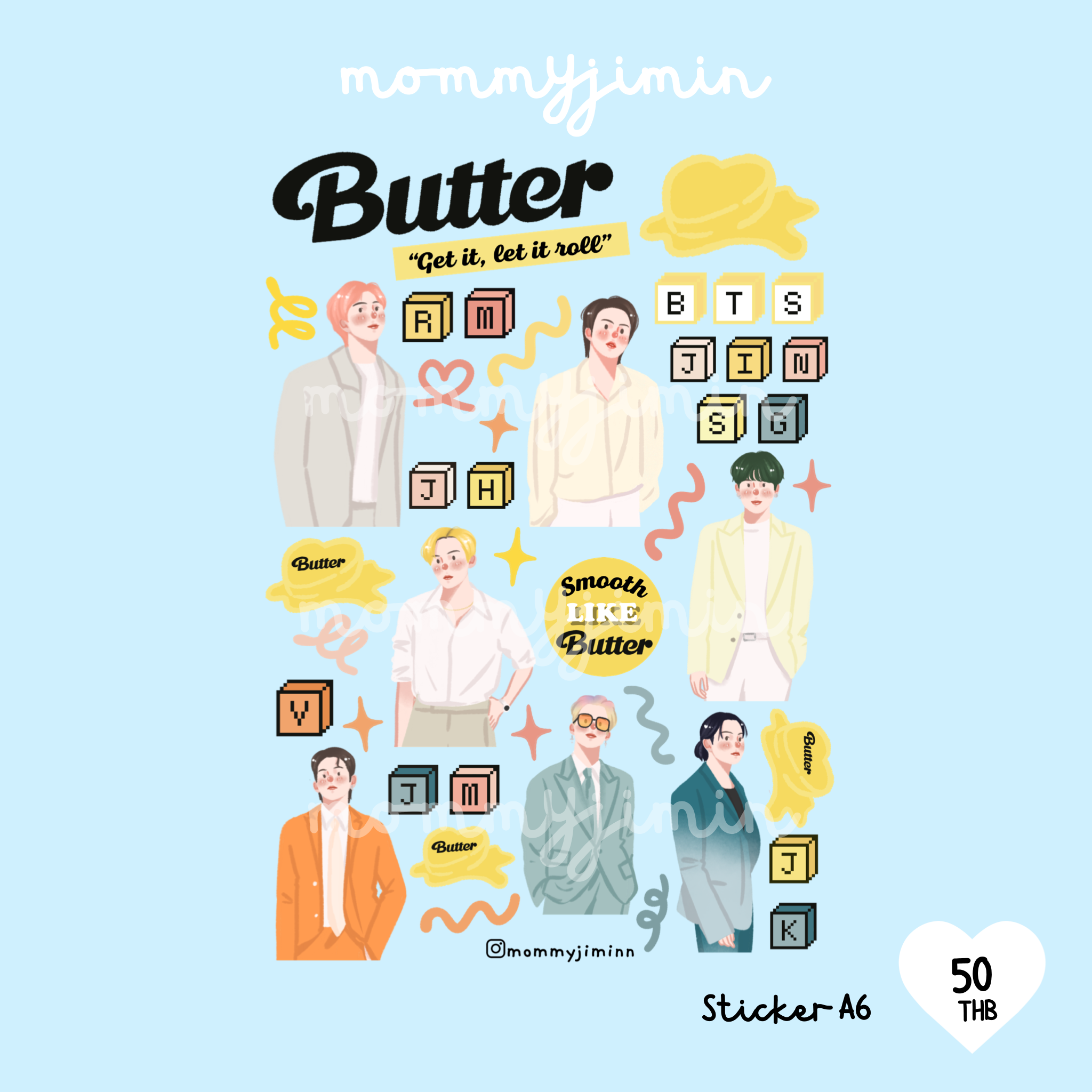 Sticker BTS Butter 🧈🧈