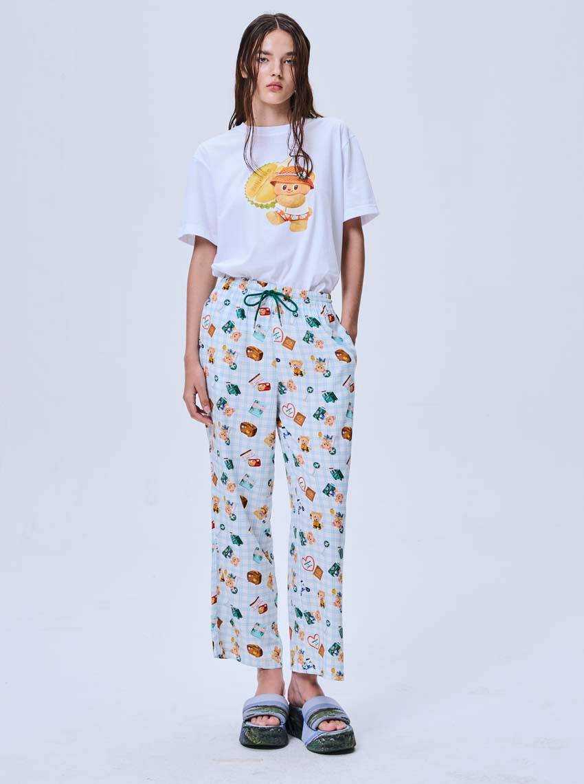 Butterbear x Sabina กางเกงขายาว Unisex รหัส SXL25004BL - สีฟ้า