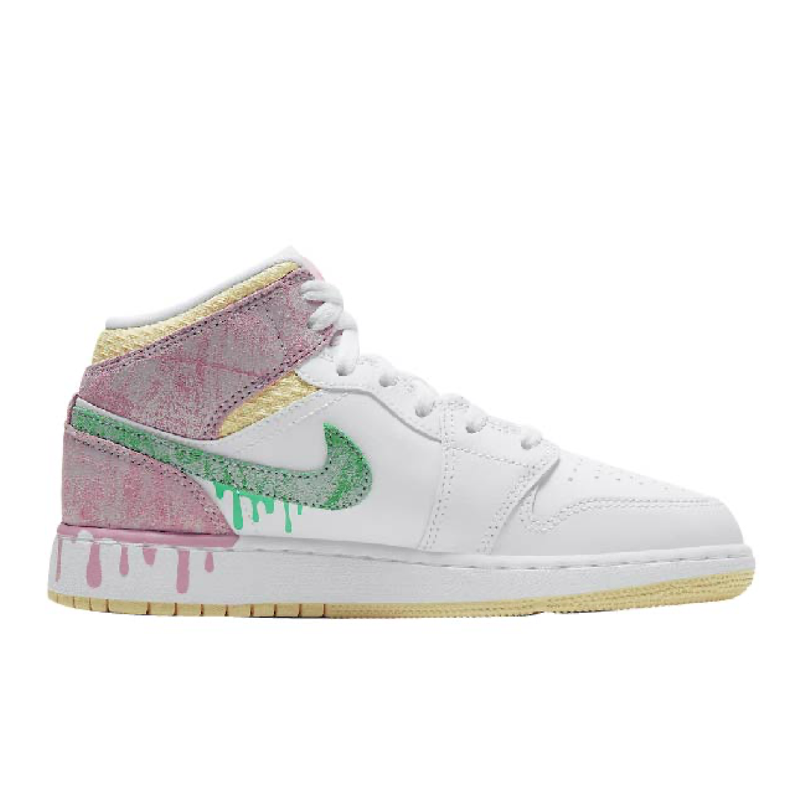 Nike Jordan 1 MID SE Paint Drip (GS)