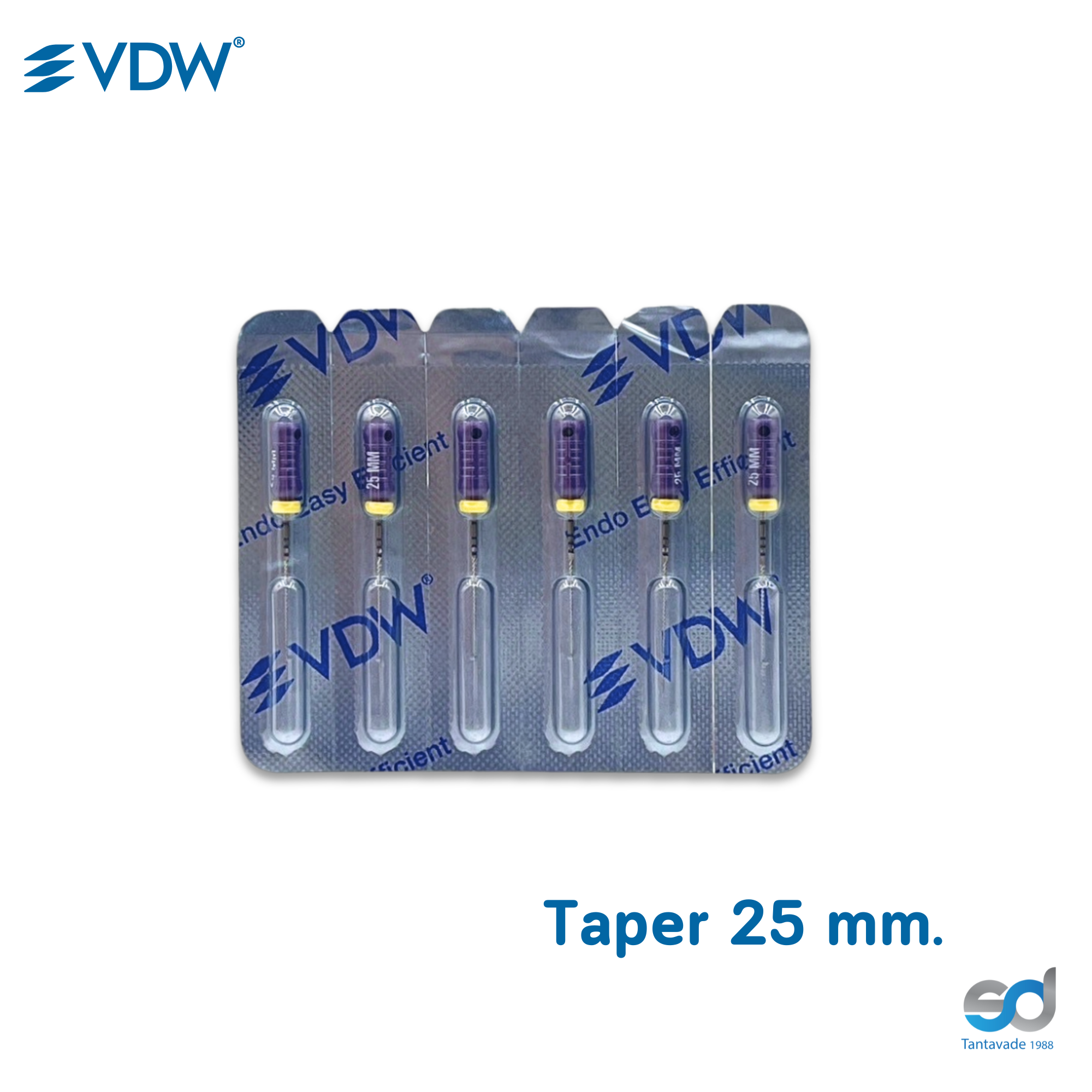 VDW C-PILOT Files 25mm. STERILE #10 (6pcs.)