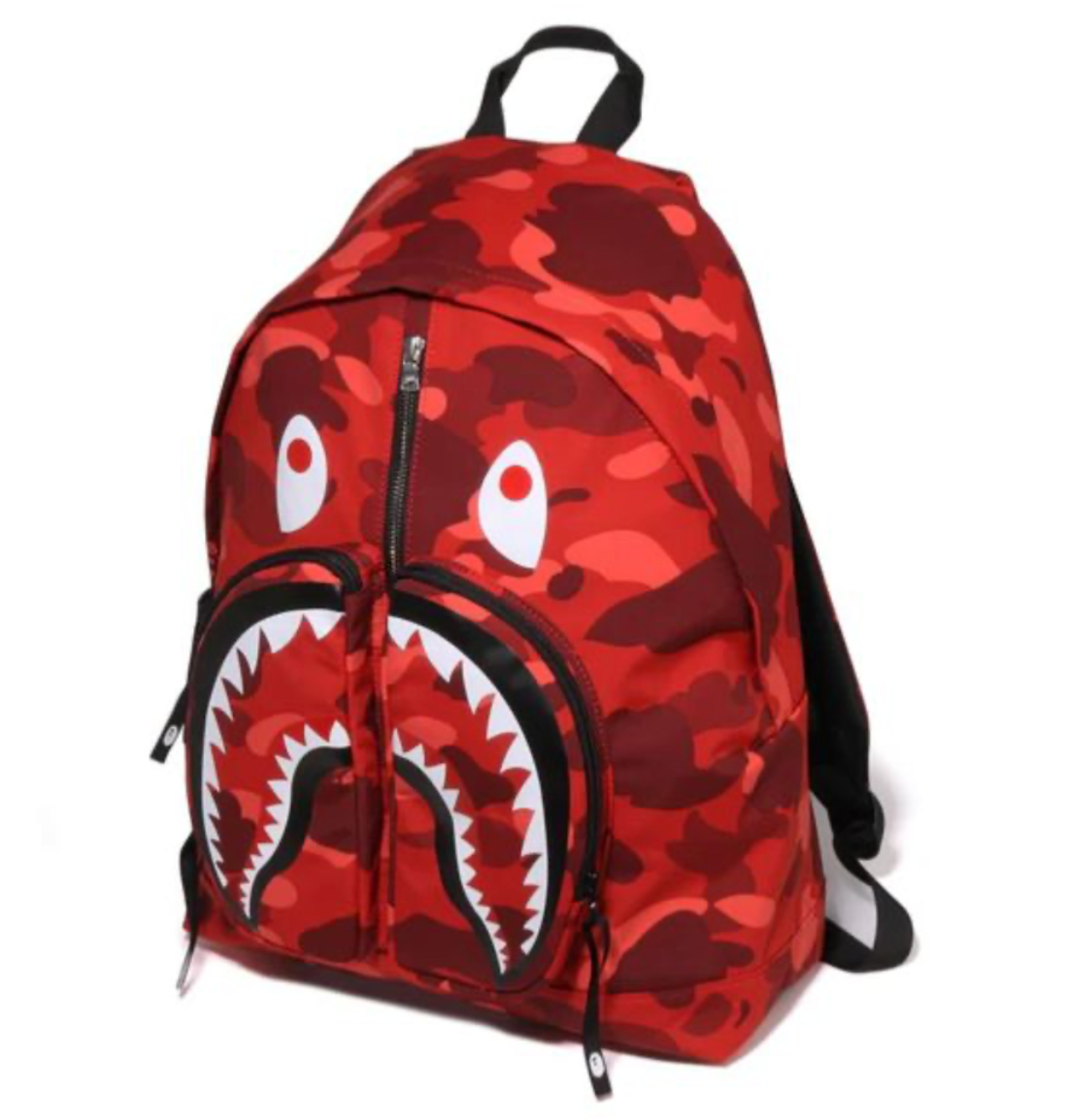 Bape ABC Camo Shark Daypack Red
