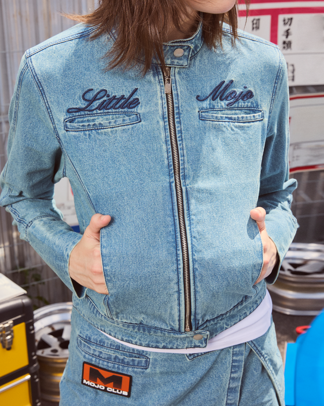 (Look12) Engine On Woman Jacket