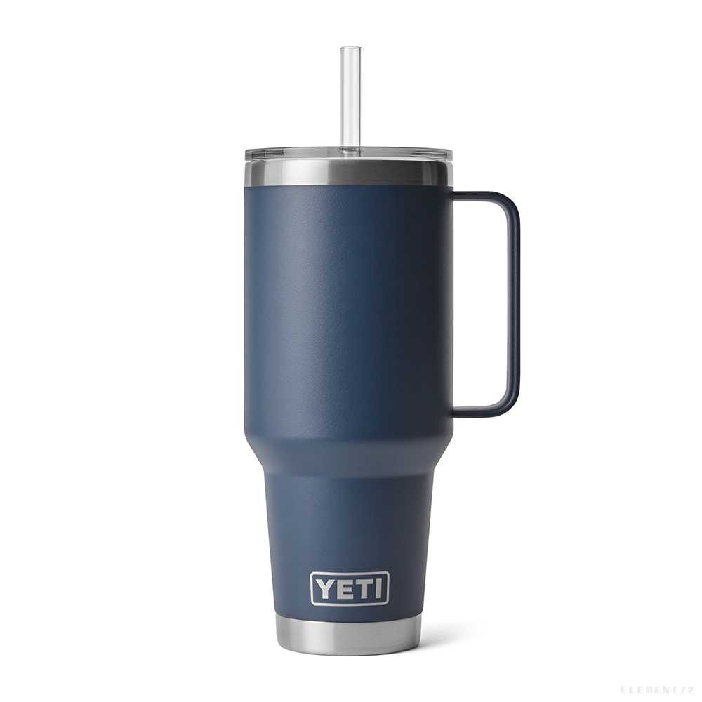 YETI แก้วเยติ เก็บความเย็น รุ่น RAMBLER 42 OZ MUG WITH STRAW LID NAVY