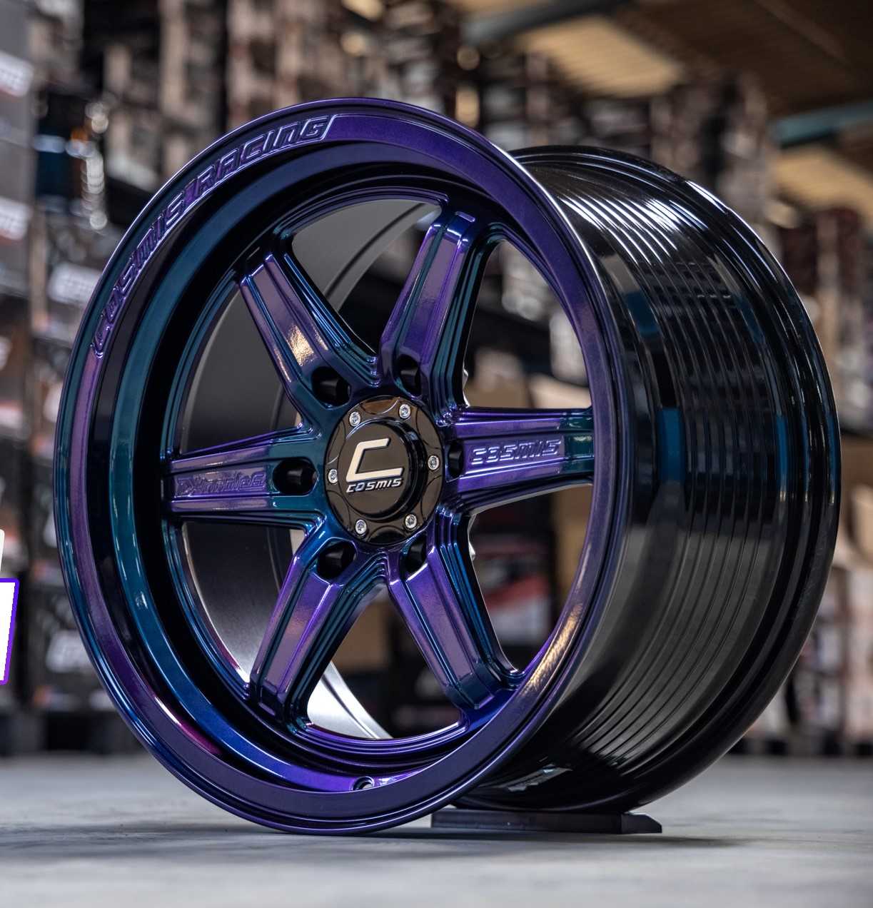 แม็กซ์ DYNAMIC-6 18X9.0 6X139.7 ET25 CB.106.1 POWERBLUE (สีน้ำเงินเฉดเพาเวอร์)Custum