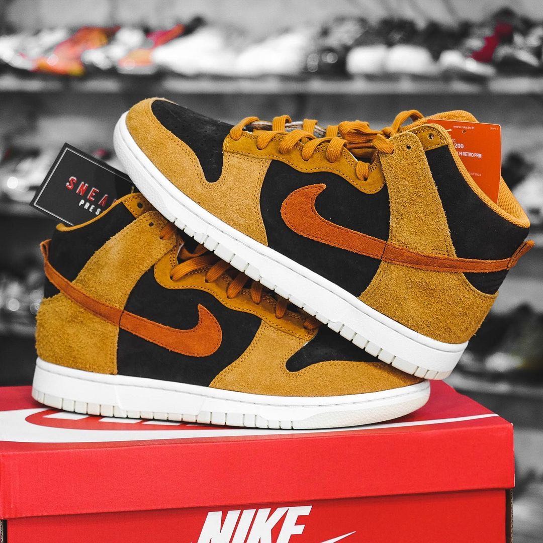 Nike Dunk High Premium Dark Russet