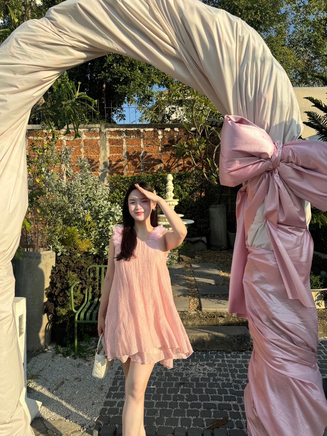 M245 : blossom mini dress