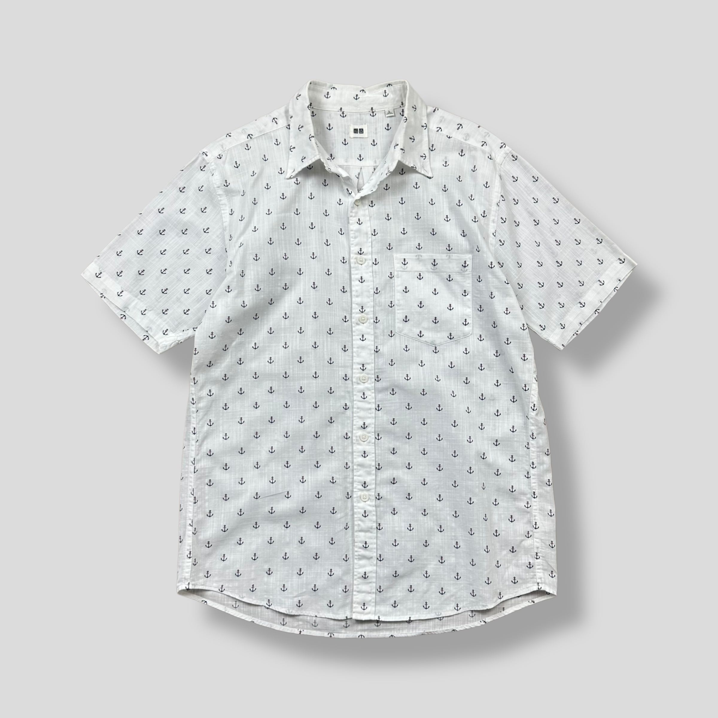 UNIQLO SHORT SLEEVE COTTON POCKET SHIRT 