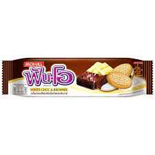 ฟันโอคุ๊กกี้ 45 กรัม รสไวท์ช็อคบราวนี่