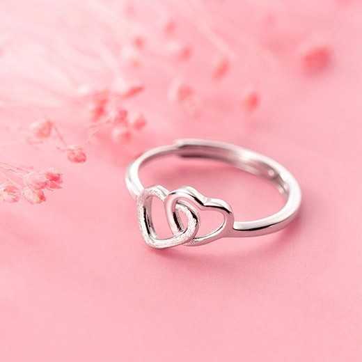 earika.earrings - double soul ring แหวนเงินแท้ ฟรีไซส์ปรับขนาดได้