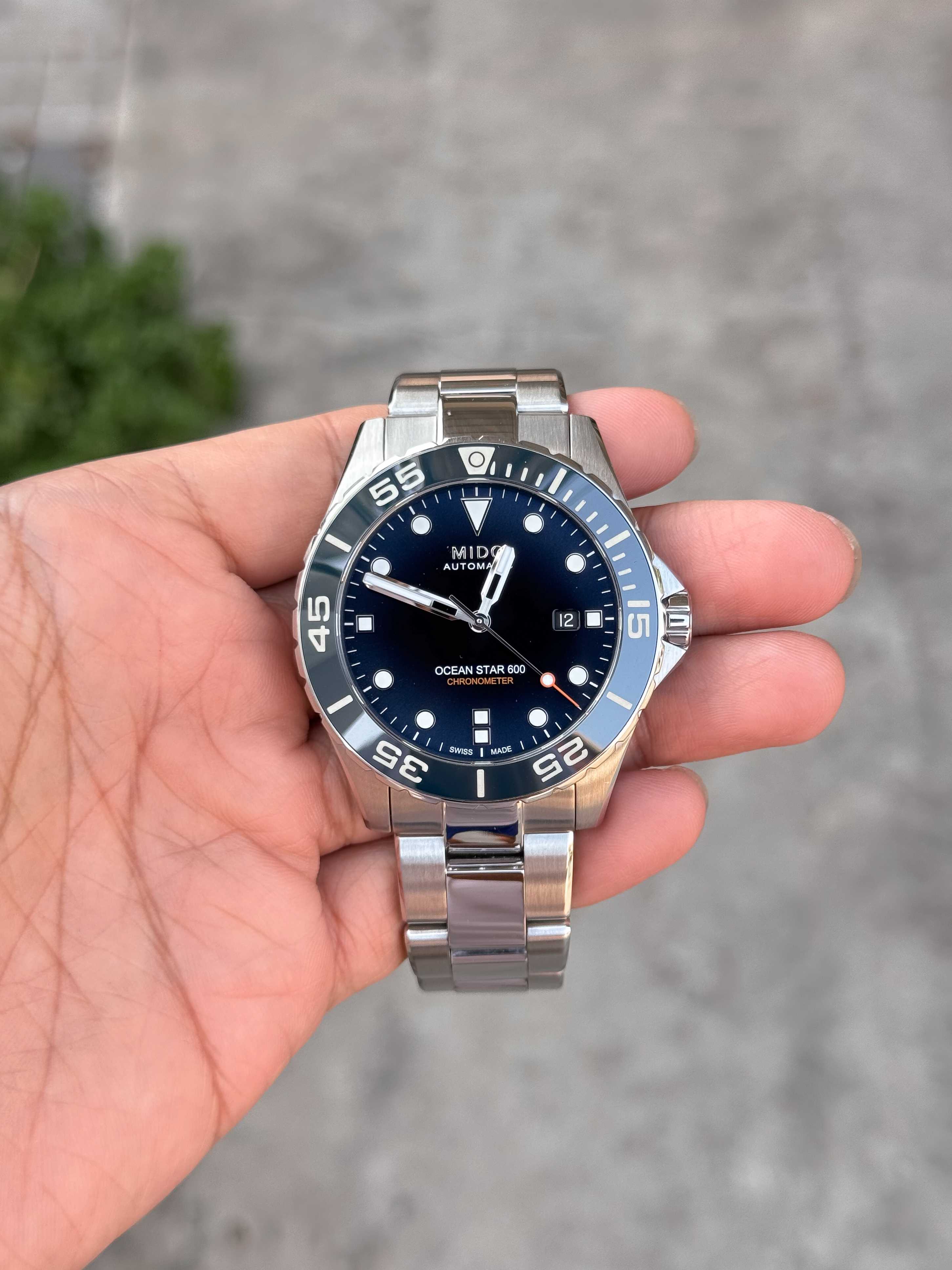 Mido Ocean Star 600 Chronometer Ceramic Automatic Carliber 80 Si King Size