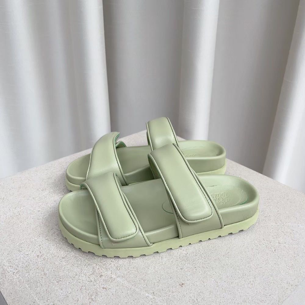 SALE GIABORGHINI PERNI 11 DOUBLE STRAPS PLATFORM SANDAL -  ACID GREEN