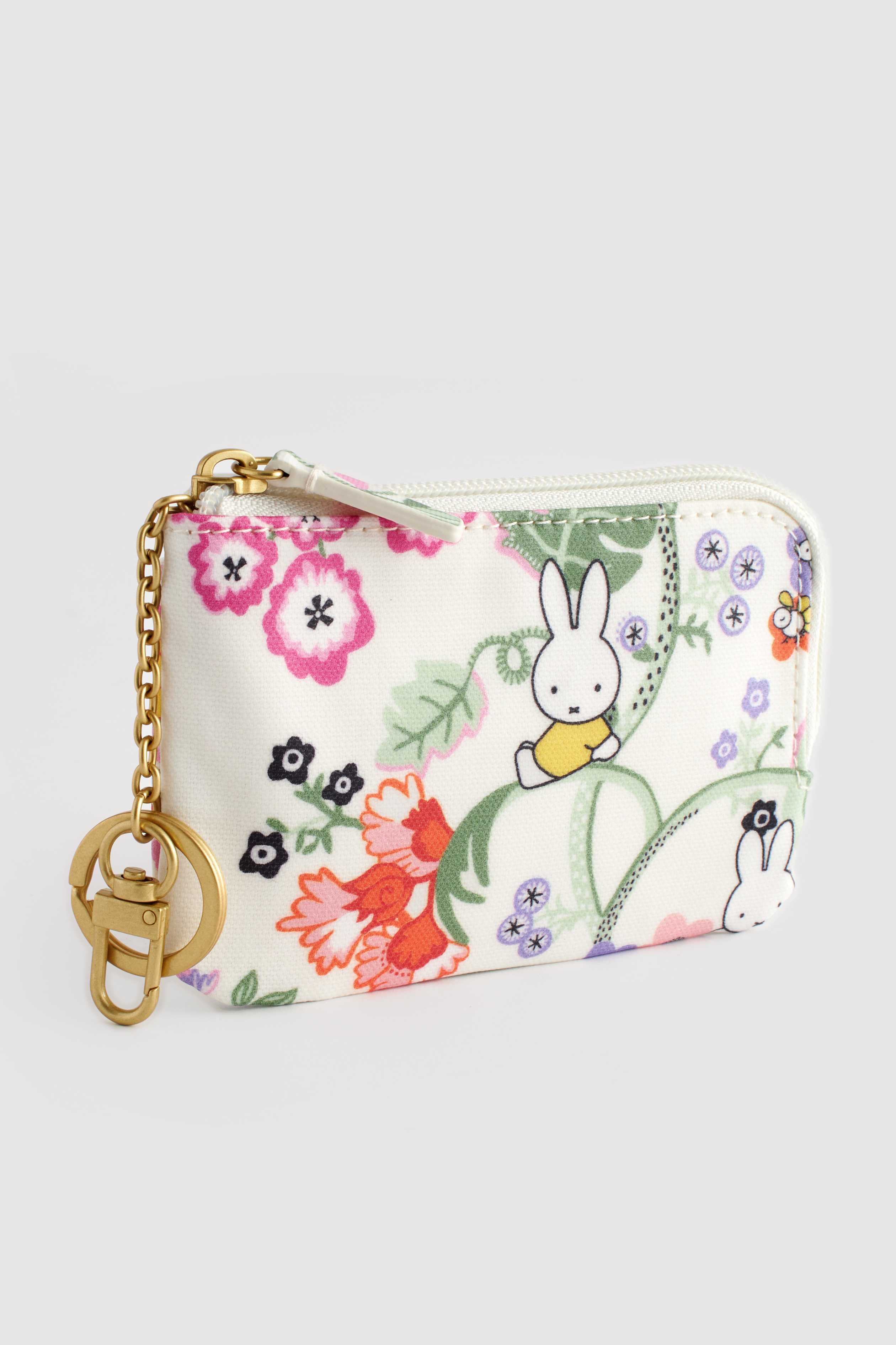 Card Coin Purse Miffy Botanical LINE SHOPPING