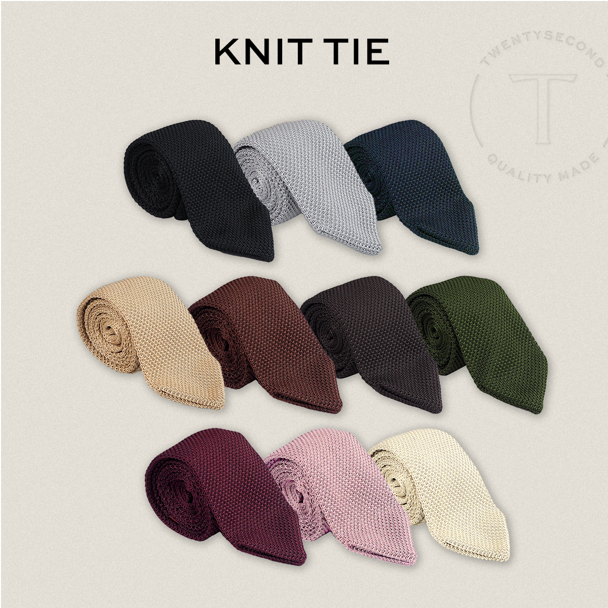 TIE KNIT NECKTIE