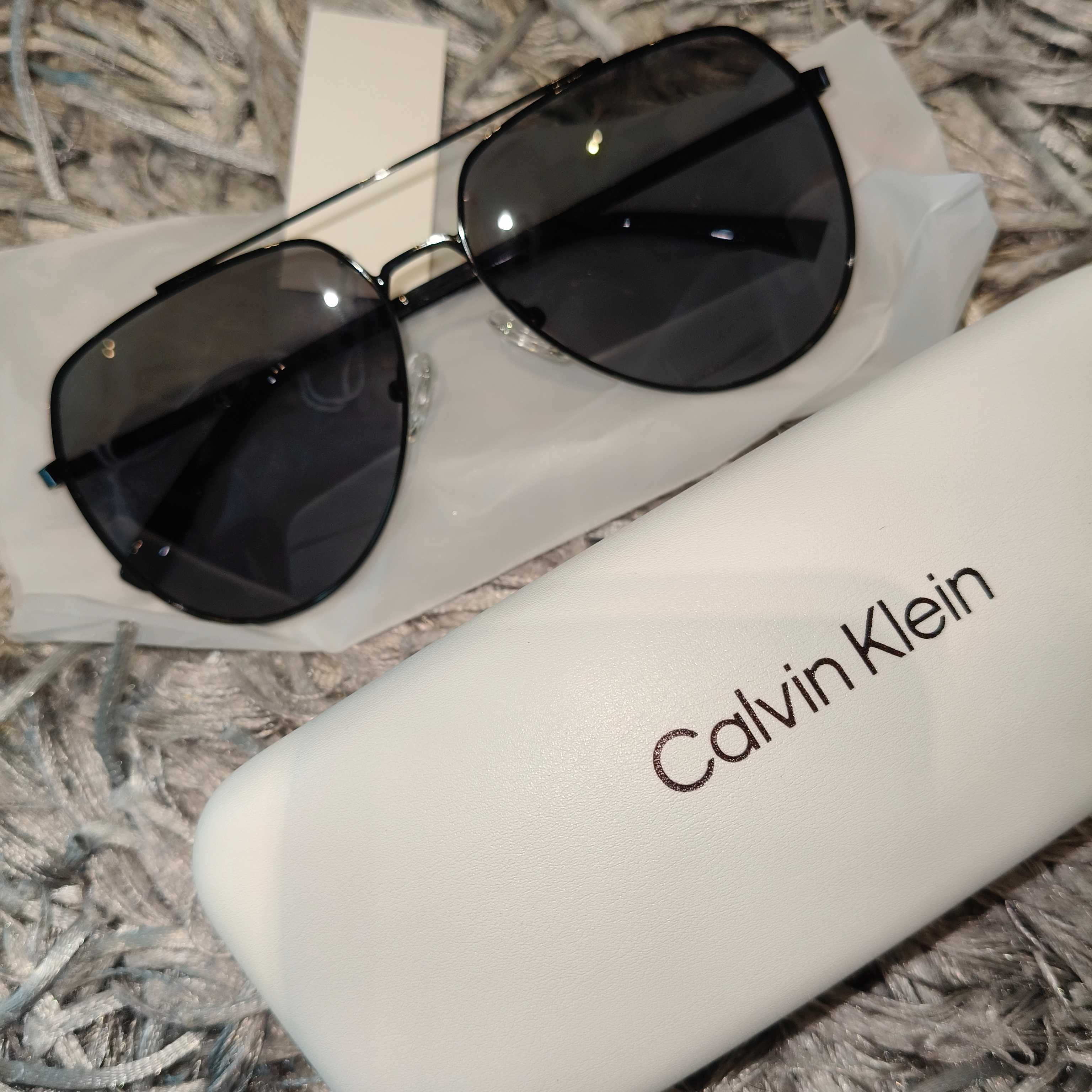 [แว่นตา] แว่นตากันแดด calvin klein ทรงนักบิน
