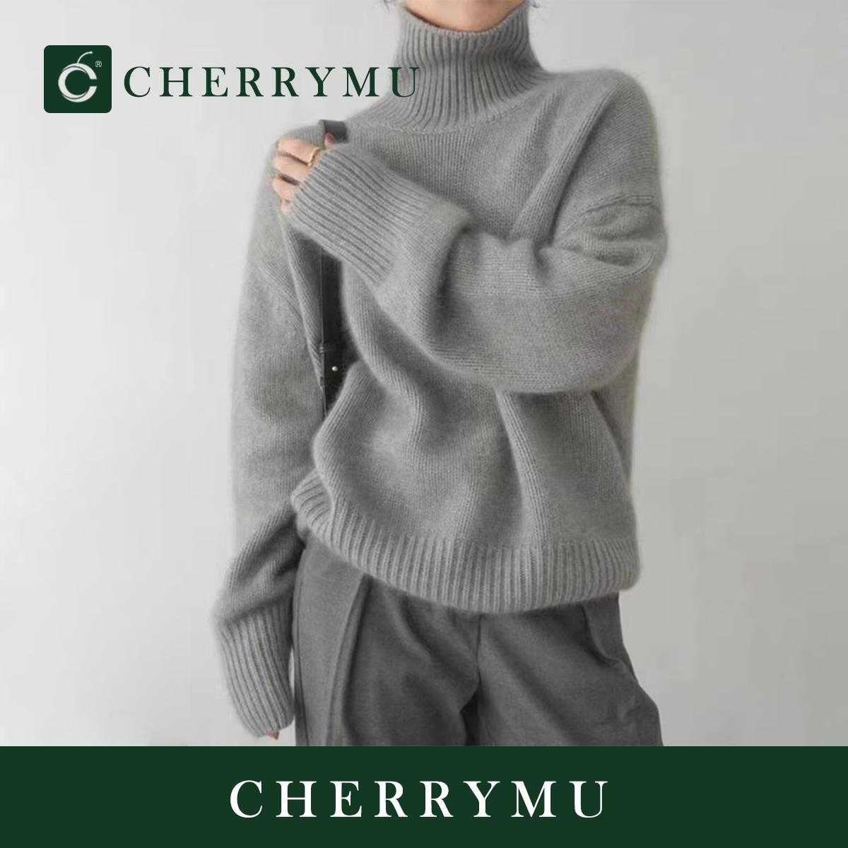 [พร้อมส่ง] CS157 เสื้อไหมพรมแขนยาวคอเต่า