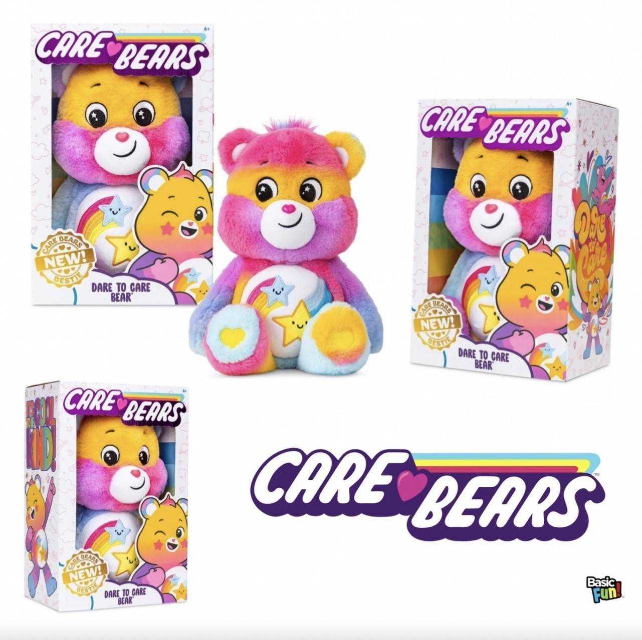 ตุ๊กตา Care Bear สีรุ้ง ขนาด 14 นิ้ว