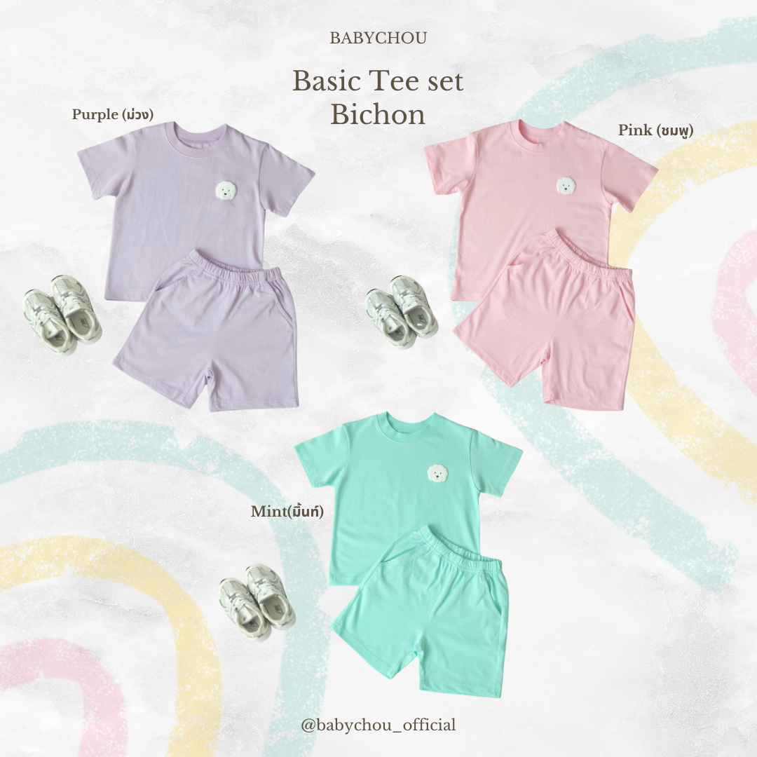 Basic Set (เสื้อ+กางเกงขาสั้น)