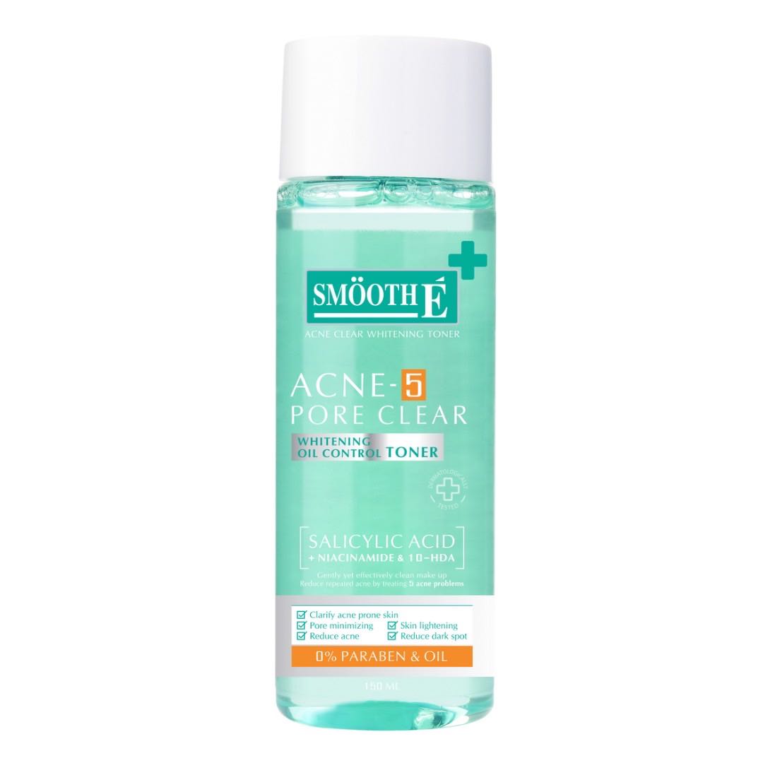 Smooth E Acne-5 Pore Clear Whitening Toner