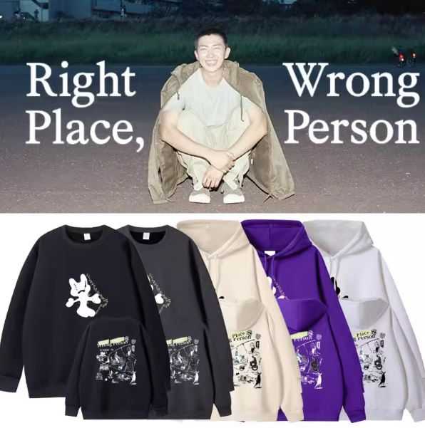 Pre-Order | เสื้อกันหนาว BTS RM : Right Place, Wrong Person