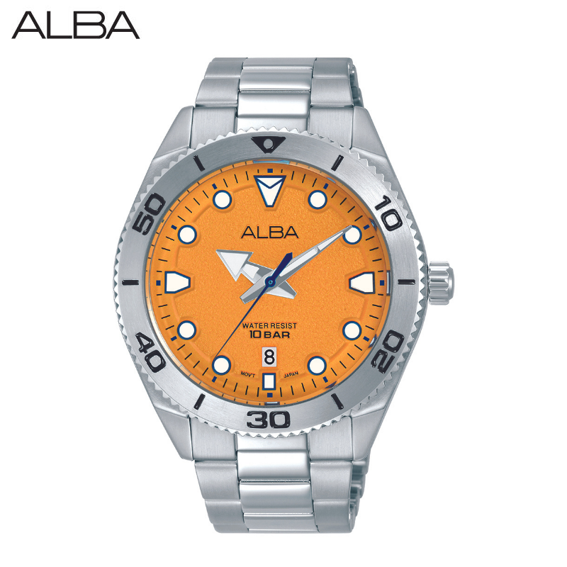 ALBA นาฬิกาข้อมือ Sportive Quartz รุ่น AS9T17X ขนาด 43 mm.