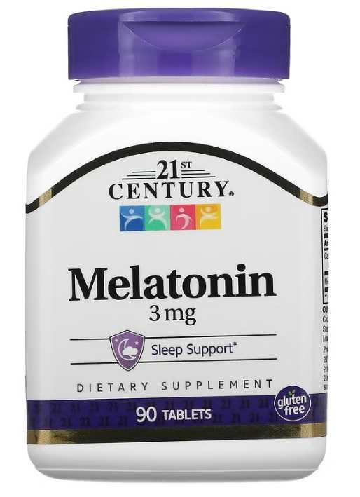 21st Century Melatoni 3mg 90 เม็ด