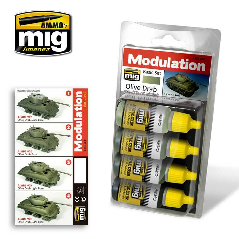 AMIG7003 OLIVE DRAB MODULATION SET