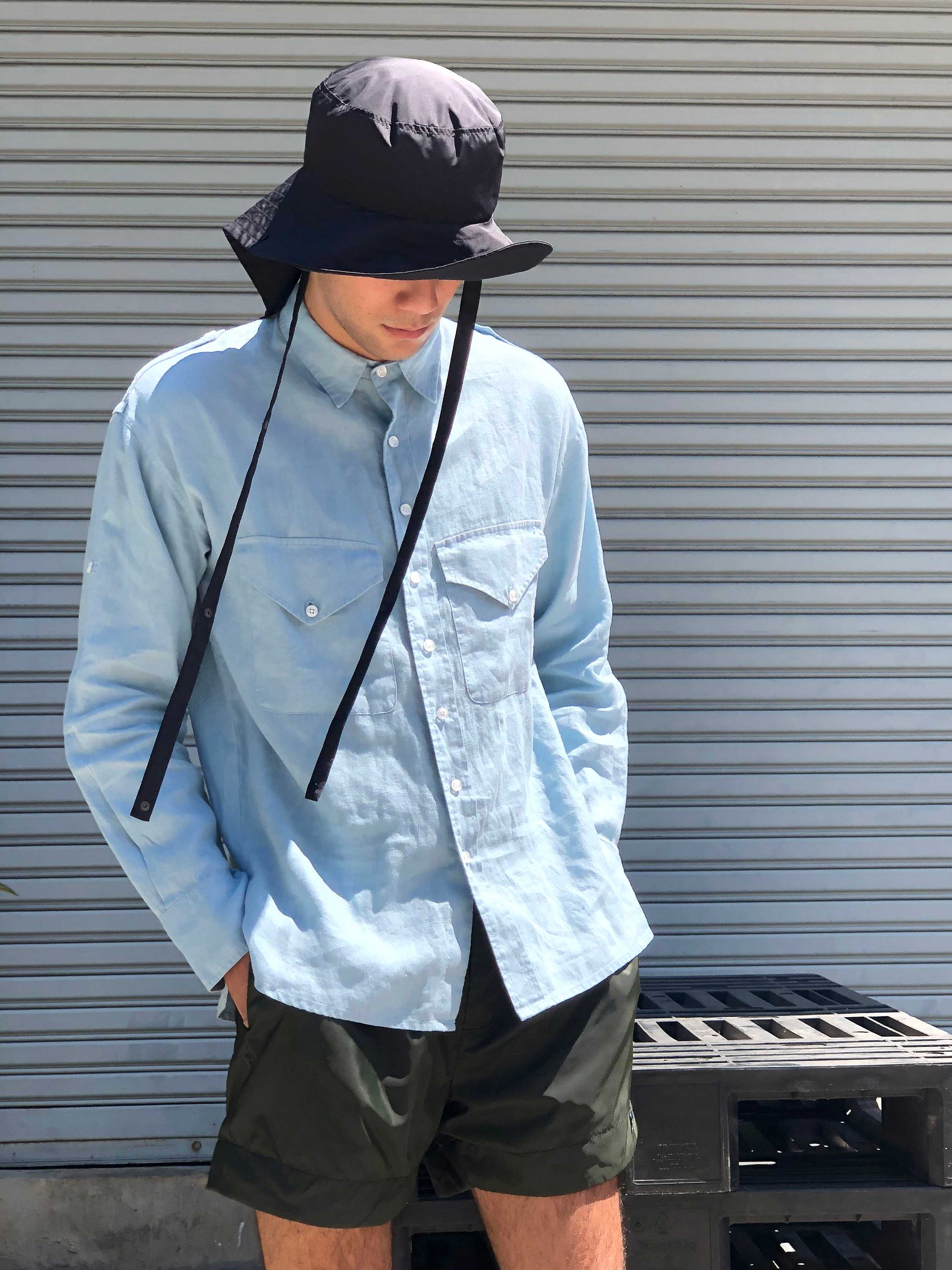 LINEN UTILITY SHIRT