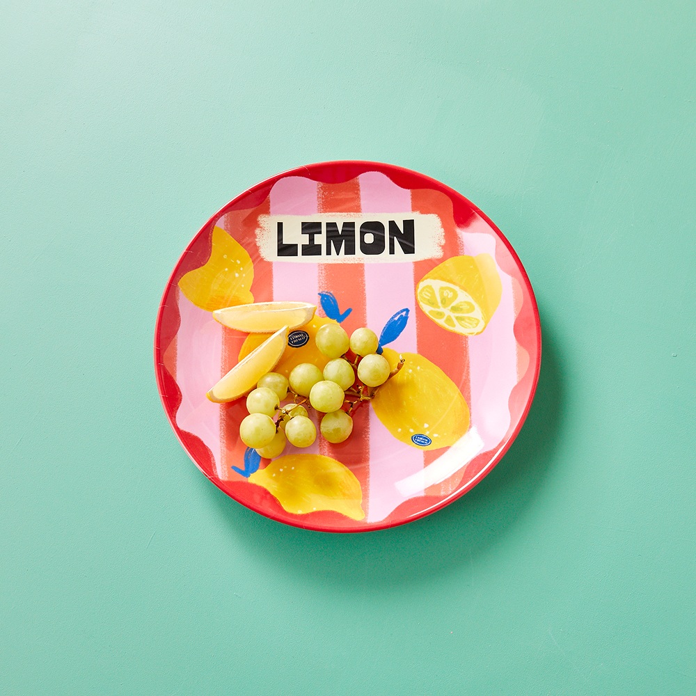 (Pre-order)  Summer Costa - Melamine Dinner Plate 25 cm