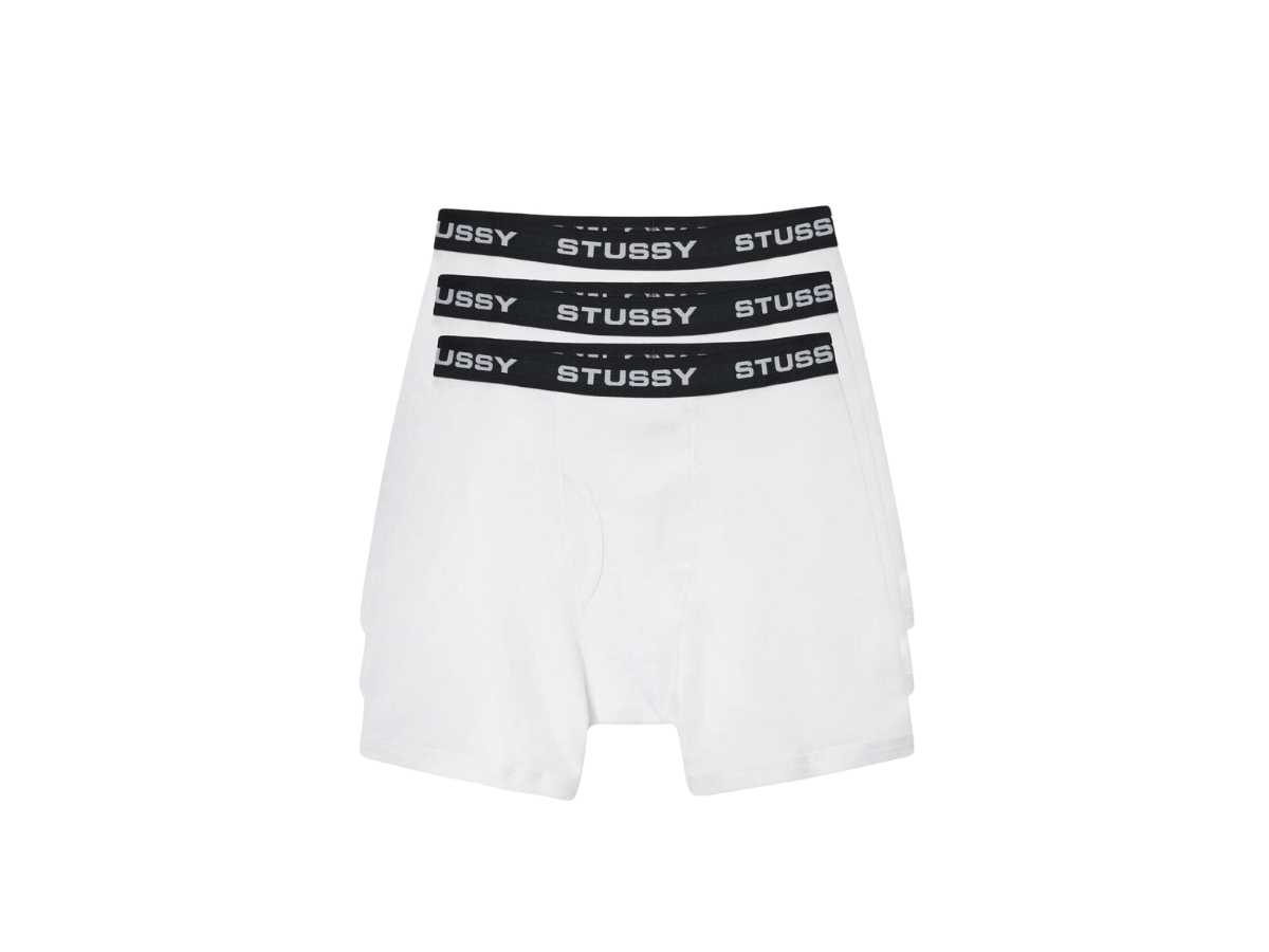 Stussy Boxer White