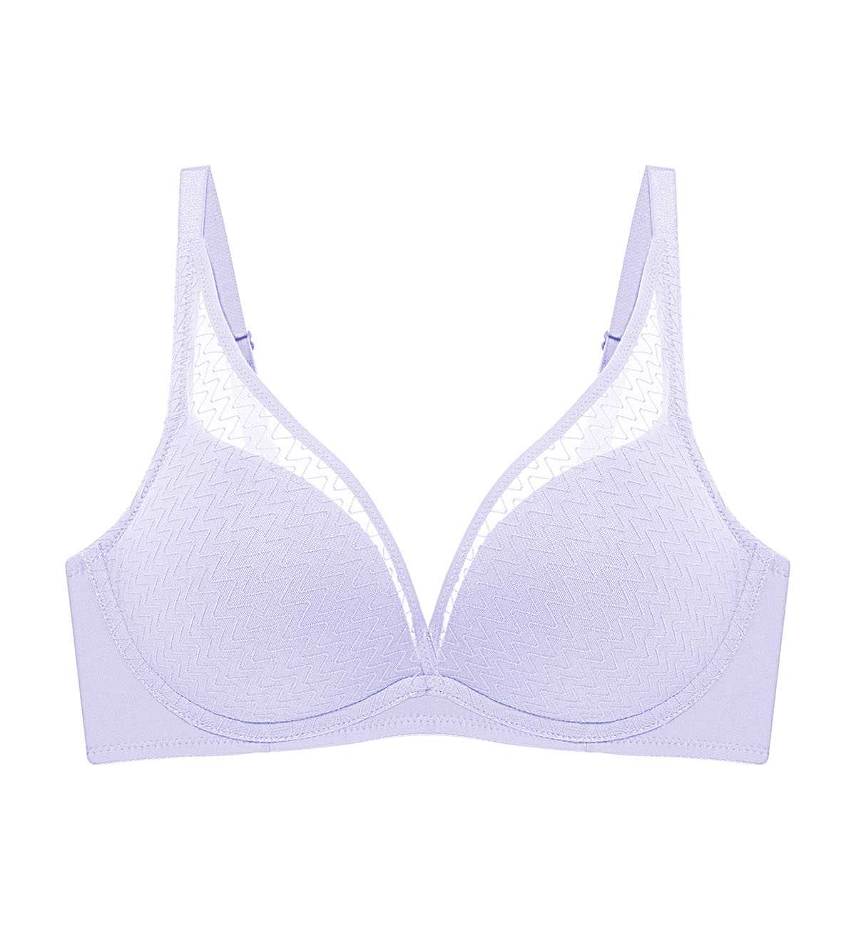 NEW Triumph 10223141 Simply Everyday Chic HU DV 00EM เสื้อชั้นในไม่มีโครง สีม่วง