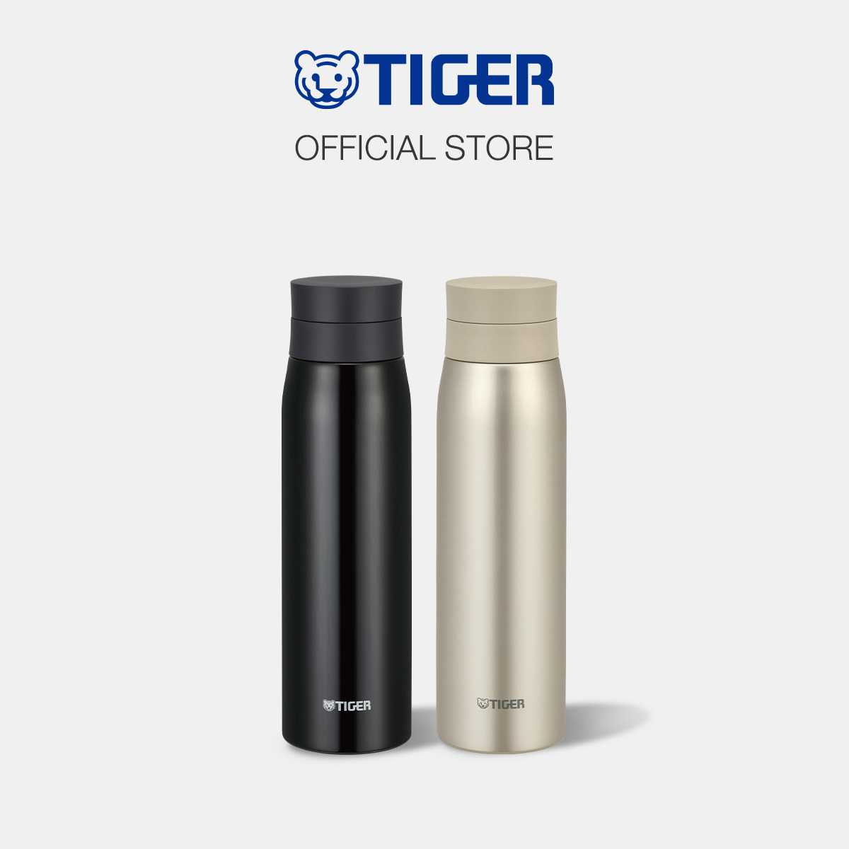 TIGER กระบอกน้ำสุญญากาศสแตนเลสฝาเกลียว ขนาด 600 มล. (รุ่น MCY-A060)