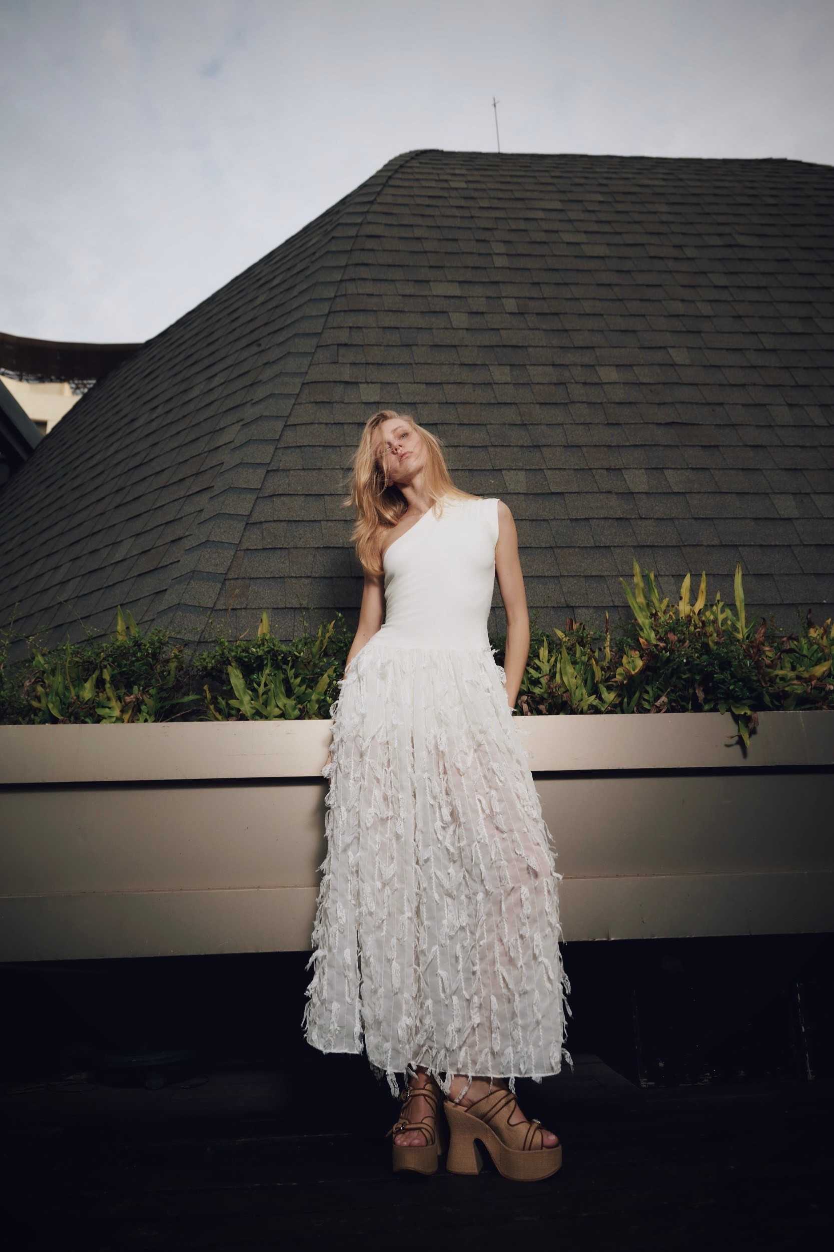 ZIMONIE DRESS WHITE