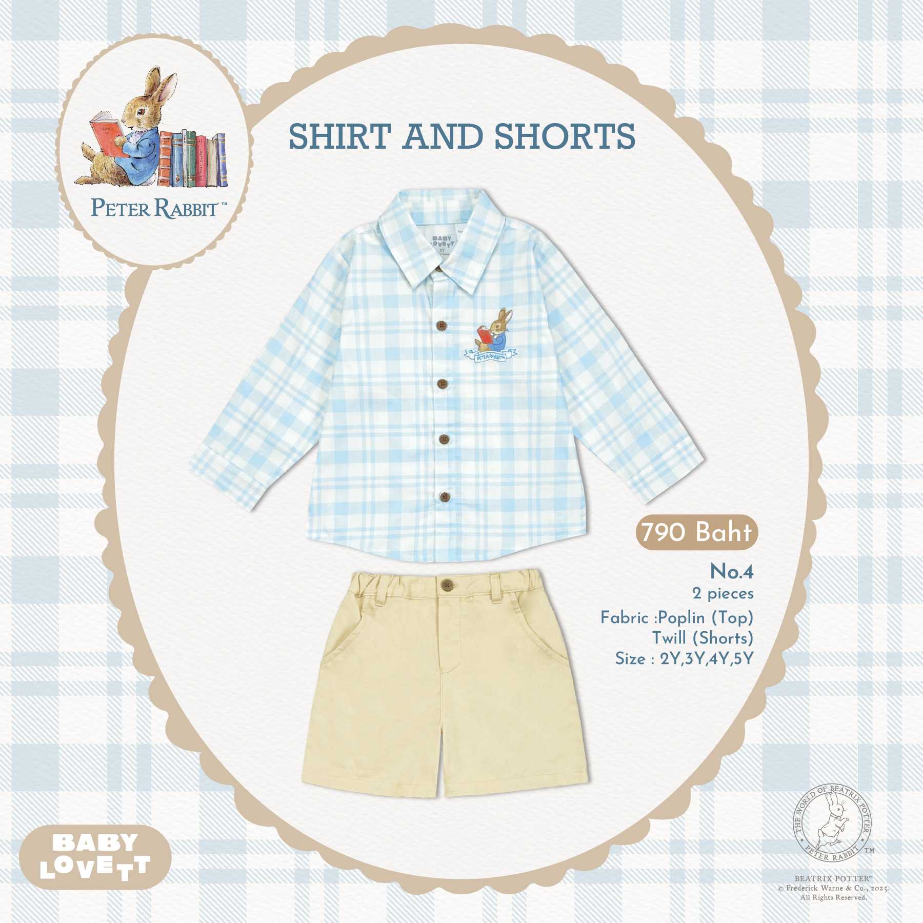 04 (Aug) Peter Rabbit 2 - Shirt and Shorts