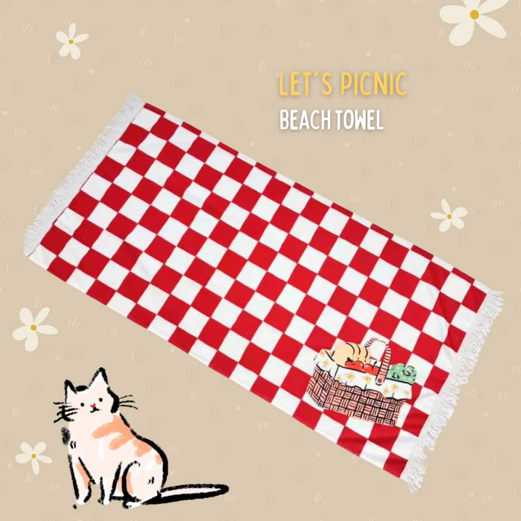 Let's Picnic : Beach Towel